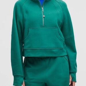 Lulu Lemon Teal Quarter-Zip Scuba